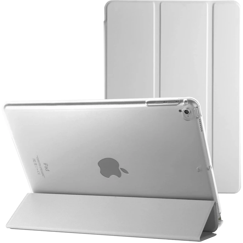 For Apple iPad 9.7 2018 6th Gen A1954 A1893 Smart Case with Automatic Magnetic Wake/Sleep (White)