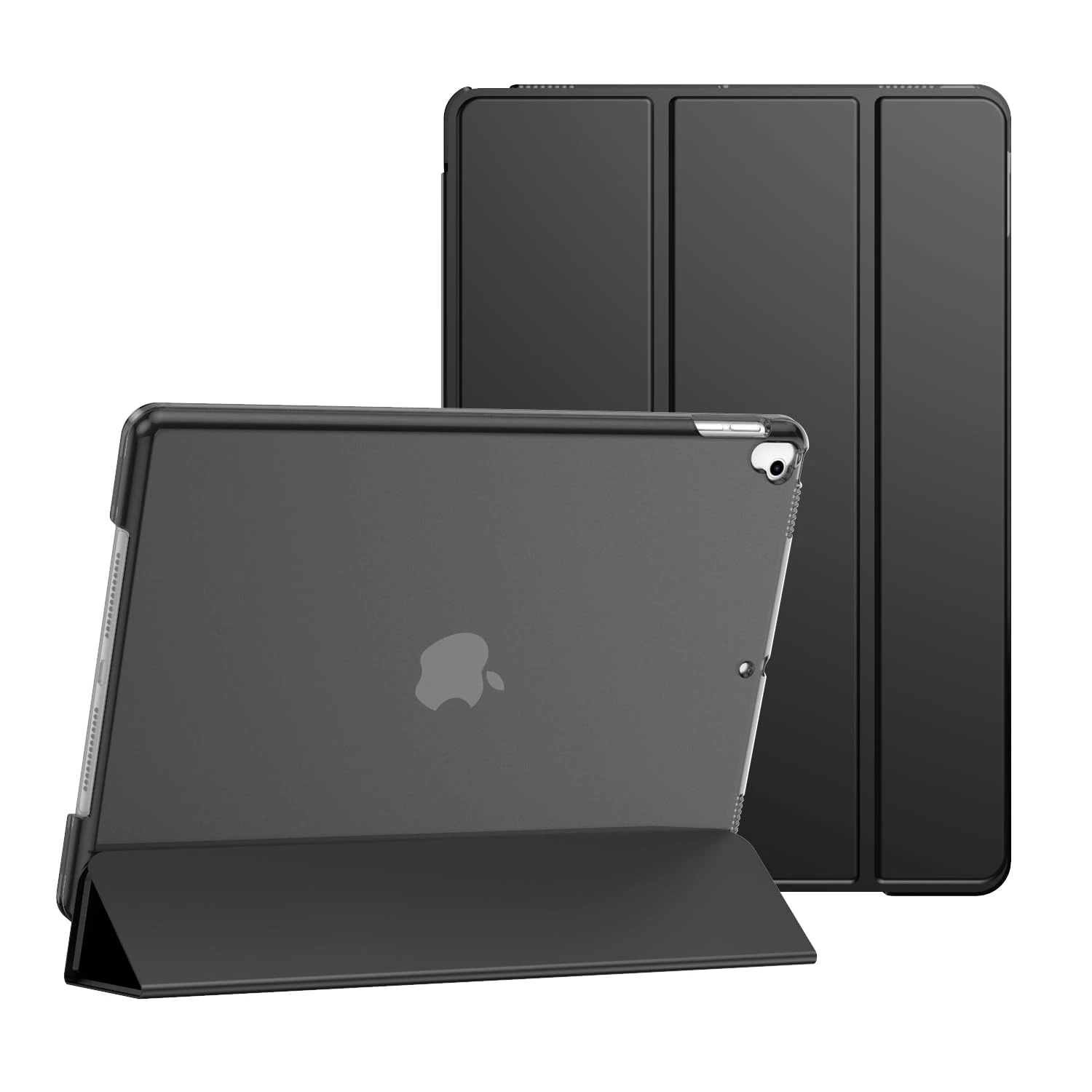 For Apple iPad Pro 10.5 (2017) A1701 A1709 And iPad Air 3 (2019) A2152 A2123 A2153 Smart Case with Auto Wake/Sleep (Black)