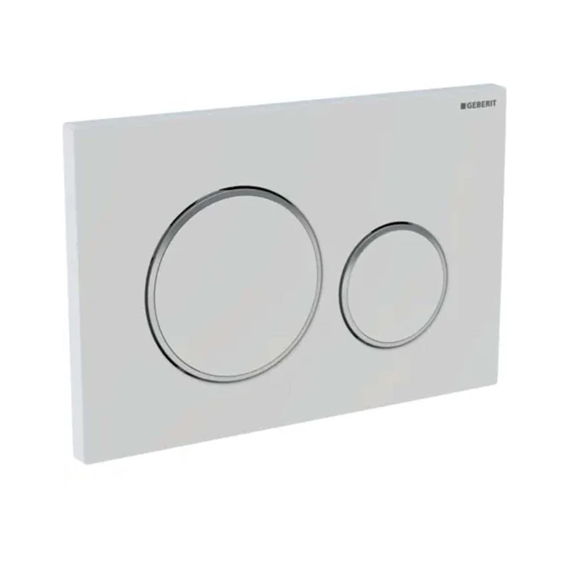 Geberit Sigma20 115.882.01.1 Flush Plate 2 Quantity Matt White 115882011