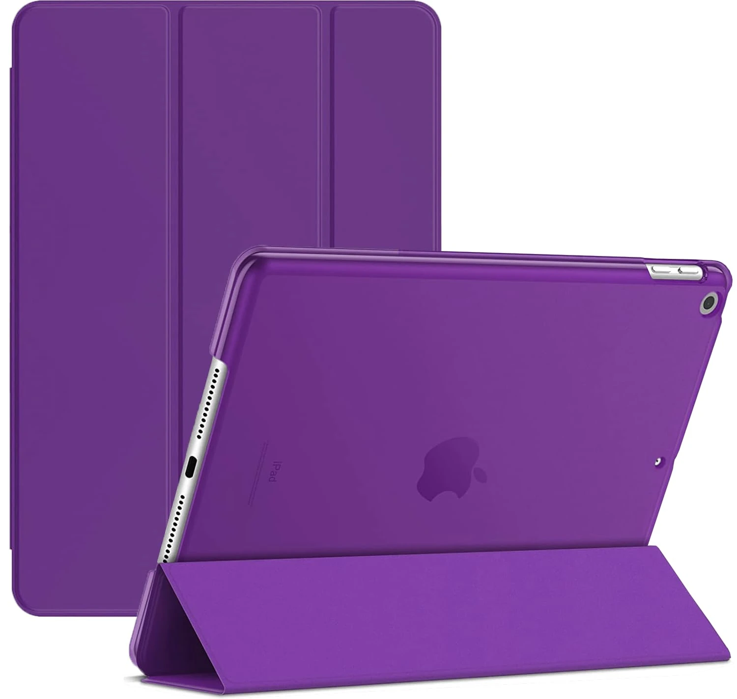 For Apple iPad Mini 1/2/3 Smart Case with Automatic Magnetic Wake/Sleep (Purple)