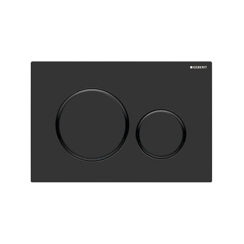 Geberit Sigma20 115.882.16.1 Flush Plate 2 Quantity Matt Black 115882161