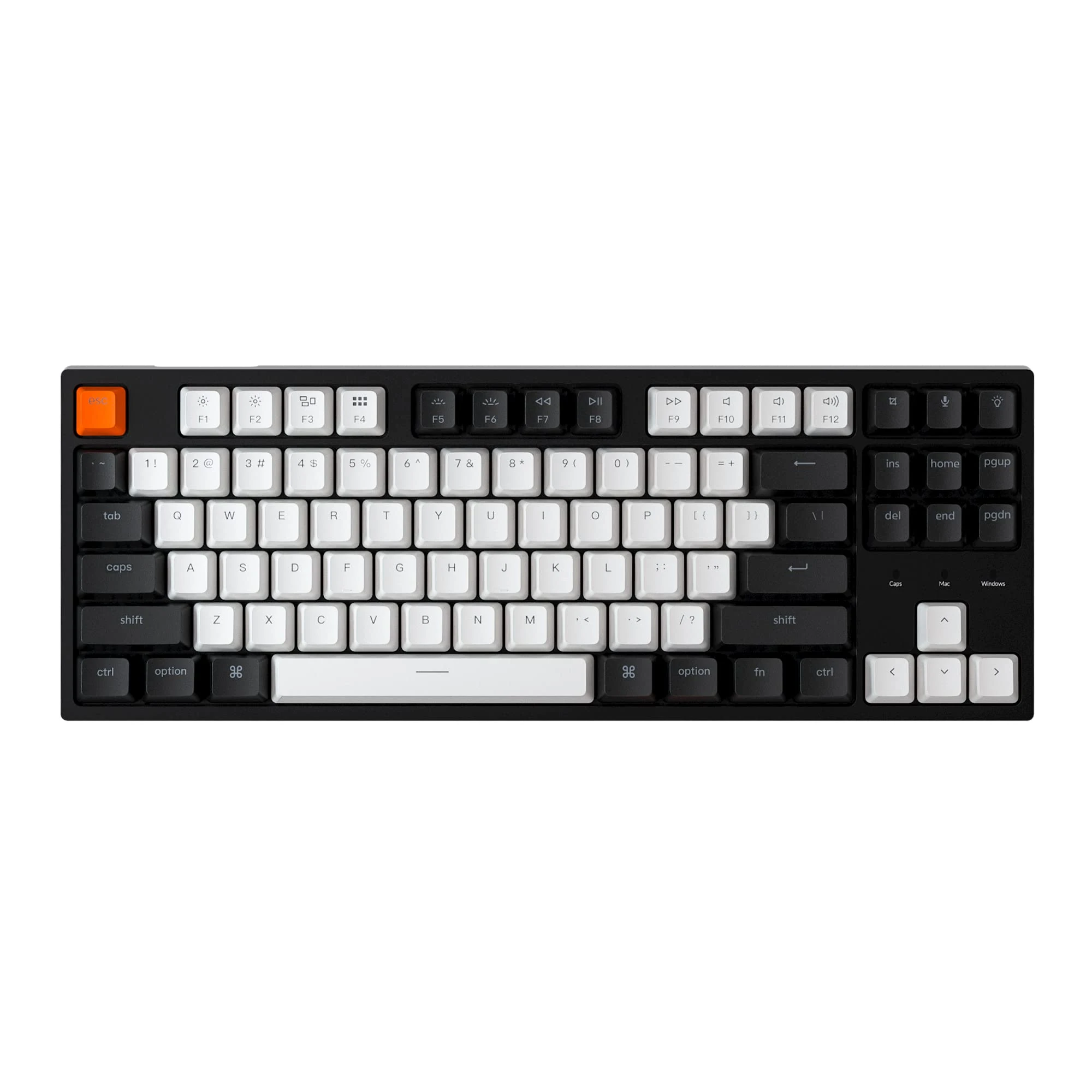 Keychron USA C1 Double-Shot Backlit Hot-Swap Tactile Keyboard