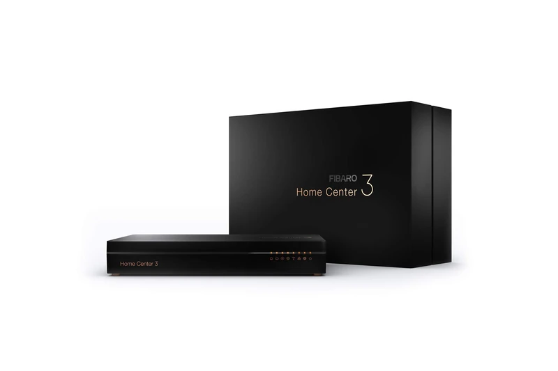 Fibaro Home Center 3 / Z-Wave Plus Smart Home Hub, Smart Home Management System, FGHC3 EU UK Black