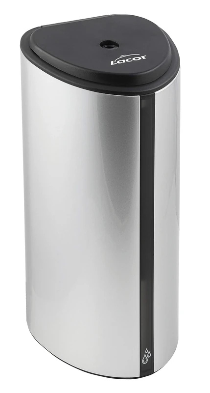 LACOR 91542 – Stand (160 cm) + Automatic Soap Dispenser/Hydroalcoholic Gel with Sensor and Detection Between 5-9 cm Height, Key Lock, Anti-Theft Lock Function, White - Image 1