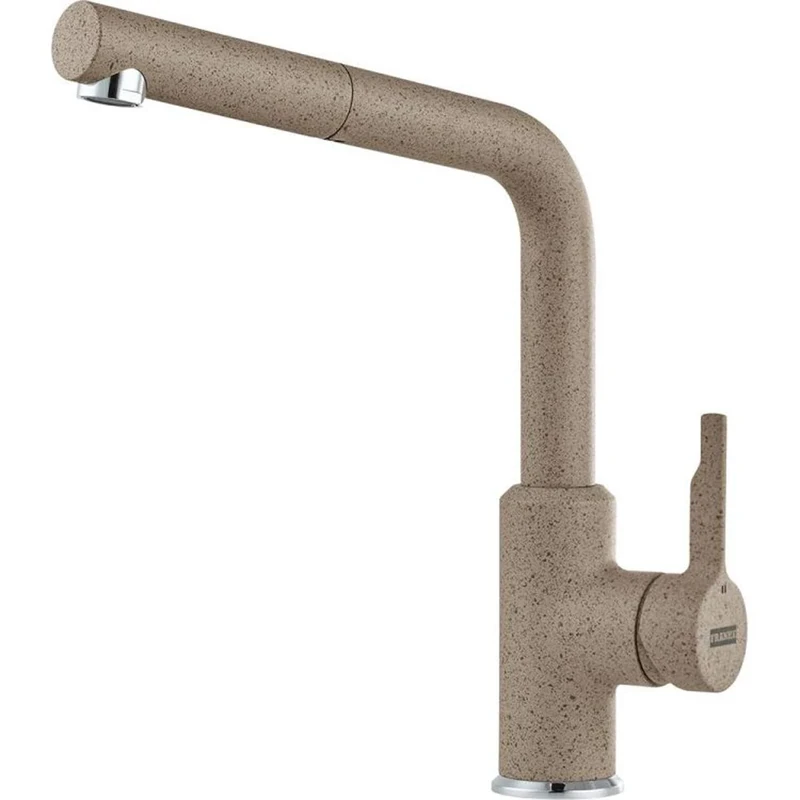 Kitchen Sink tap Made of Granite (Fragranite) with a Pull-Out spout from Franke Urban - Cappuccino - 115.0595.093