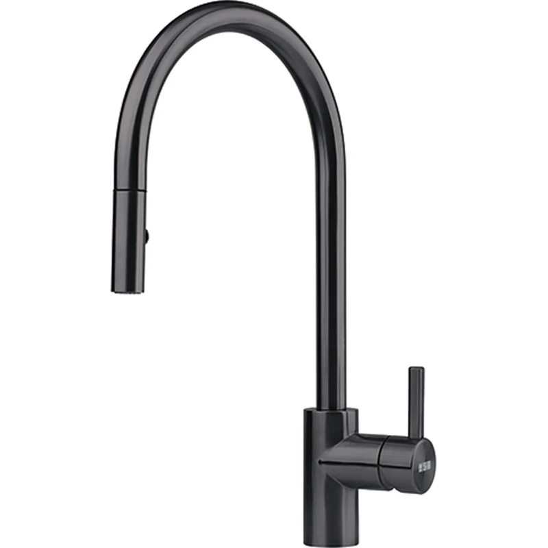 Kitchen Sink tap with Pull-Out spout and Shower Function from Franke Eos Neo Pull-Out Spray - Black - 115.0613.671