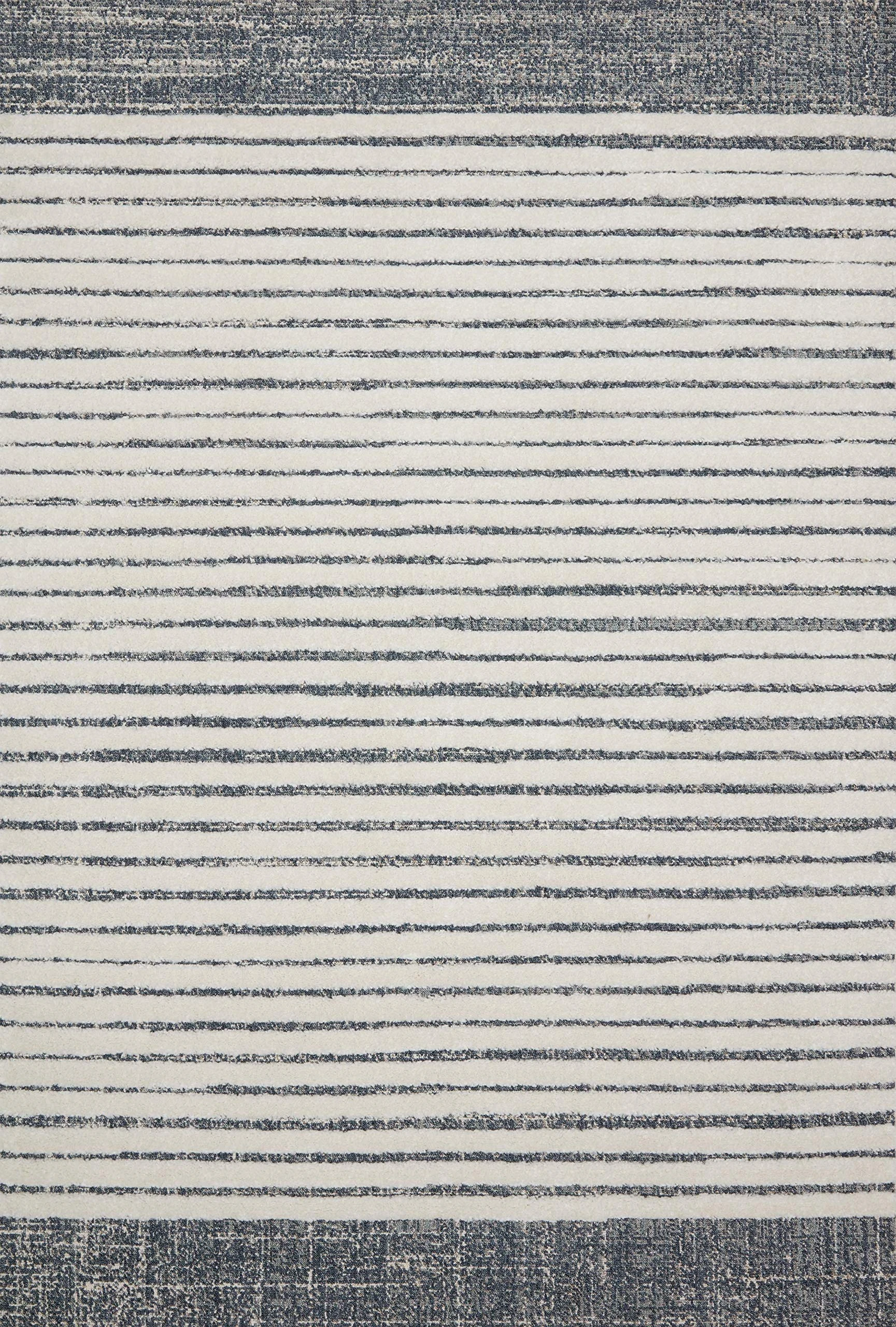 Loloi II Hagen Collection HAG-01 White/Ocean 2'-7" x 7'-8" Runner Rug