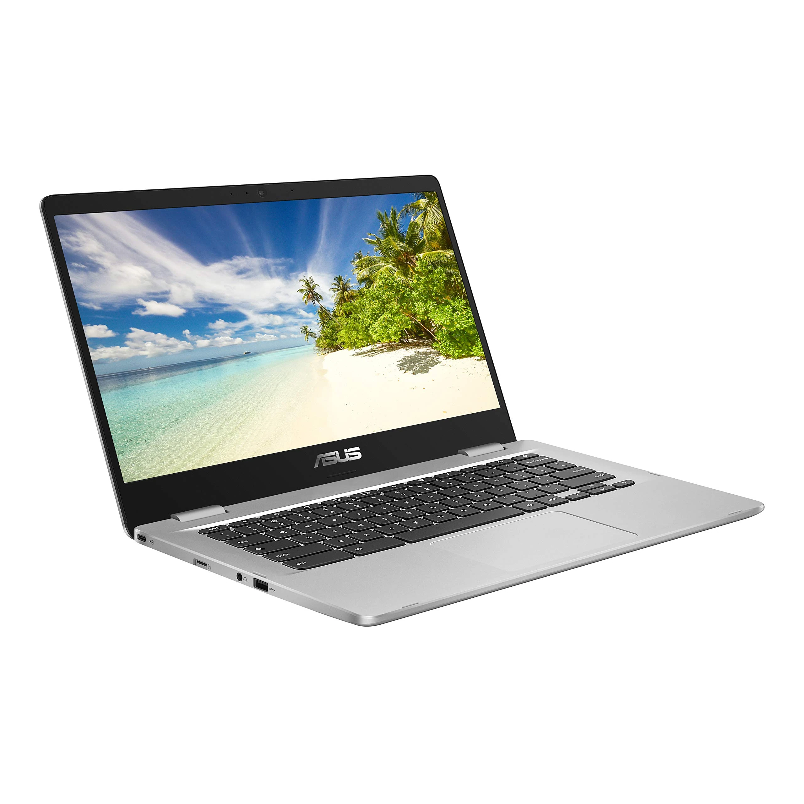 ASUS 14 inch Chromebook C423NA Full HD Laptop (Intel Pentium N4200, 4GB RAM, 64GB eMMC, Chrome OS)