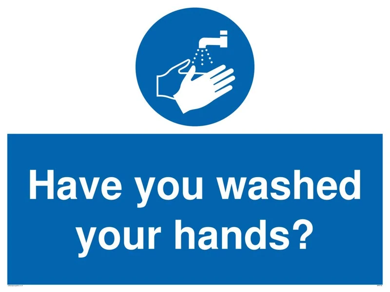 Have you washed your hands?