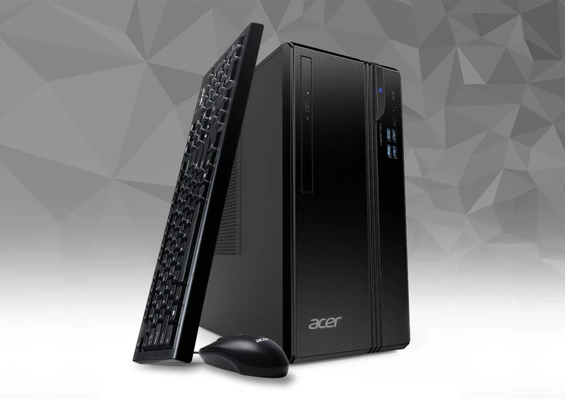 Acer Veriton Essential S2735G Mini Tower PC Core i3 (8100) 3.6GHz 8GB 128GB SSD Windows 10 Pro (UHD Graphics 630)