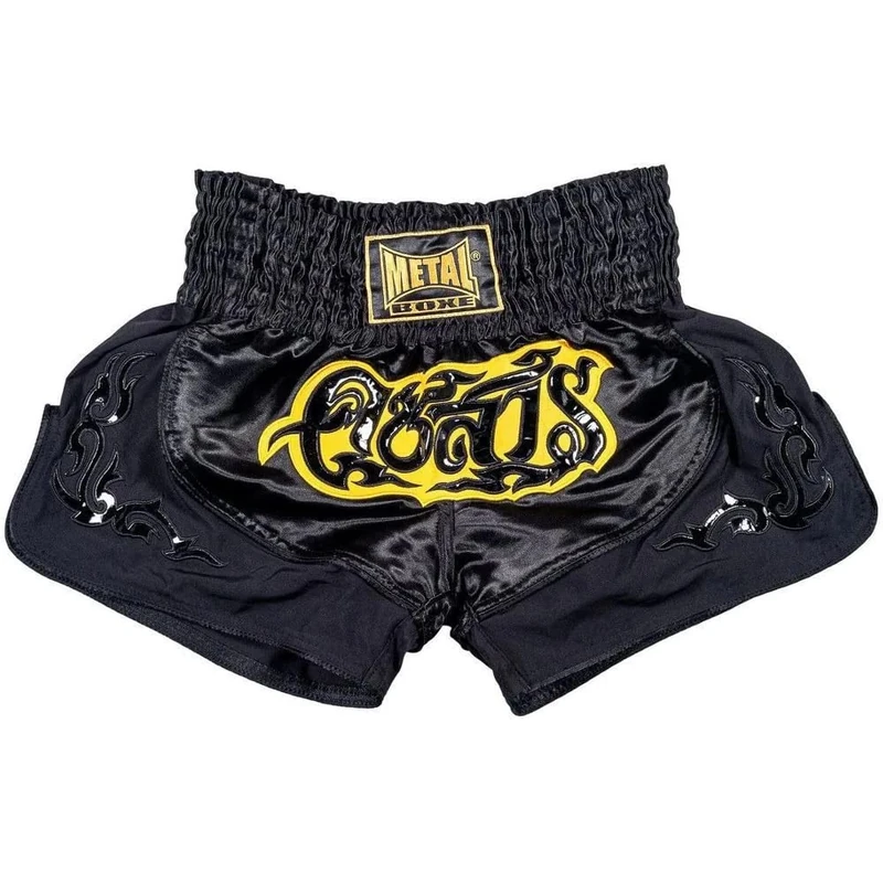 METAL BOXE Short Thaï Lumpinee Noir M Thai, Black, M