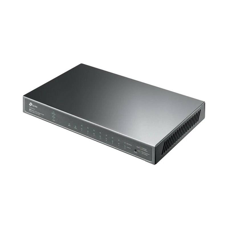 TP-Link T1500G-10PS(TL-SG2210P) Administrable PoE Switch 8 Ports Gigabit (8 PoE Ports, 2 SFP, Desktop)