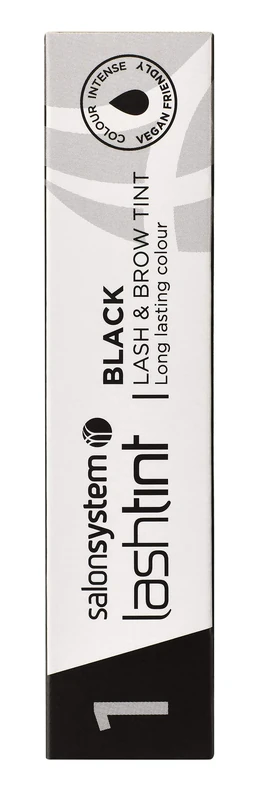 Salon System Lashtint Black Lash and Brow Tint, 15 ml