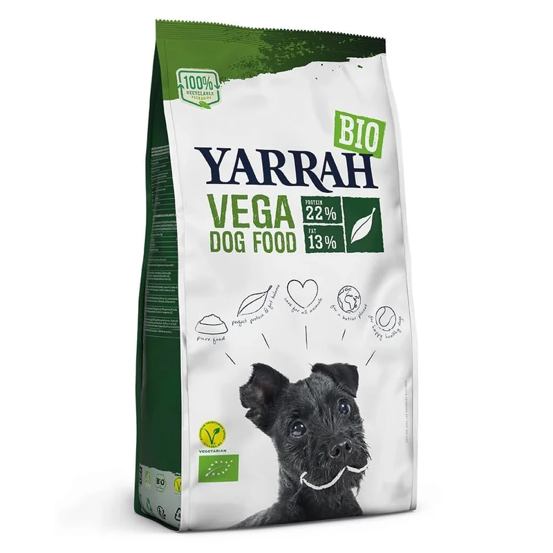 Yarrah Vegetarian Organic Dry Dog Food | Suitable for all adult dogs | 10kg