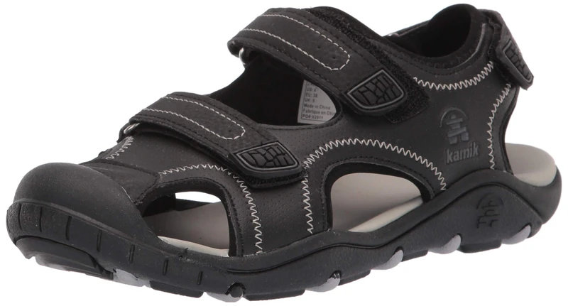 Kamik Unisex Children's Seaturtle2 Closed Sandals, Black Black Blk, 5 UK Child