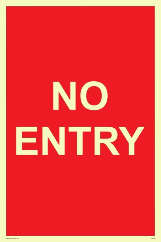 NO ENTRY
