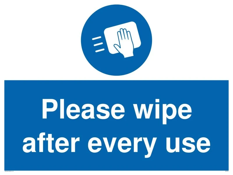 Please wipe after every use