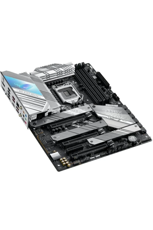 ROG Strix Z590-A Gaming Intel Z590 LGA1200 ATX motherboard, PCIe 4.0, 14+2 teamed power stages, AI 2.0 Features, WiFi 6 AX, Intel 2.5 Gb LAN, x3 M.2, USB3.2 Gen 2x2 USB Type-C, Aura Sync RGB