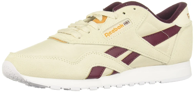 Reebok Cl Nylon, Sneaker, Alabaster/Maroon/Rich Ochre, - Image 1