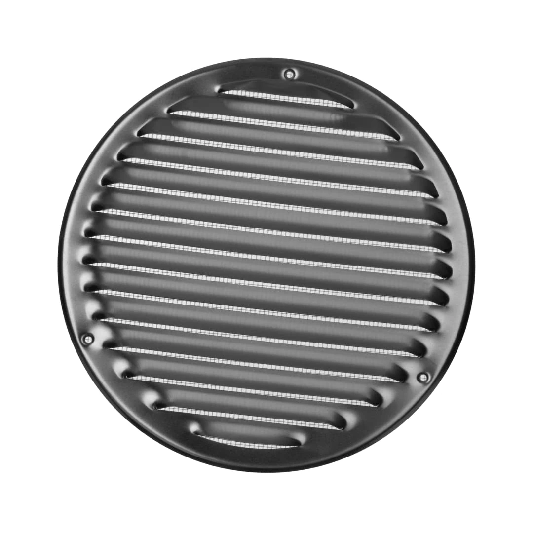 Ø 200mm / 8'' inch Aluminium Metal Air Vent Grille Cover with Insect Mesh - Ventilation Cover