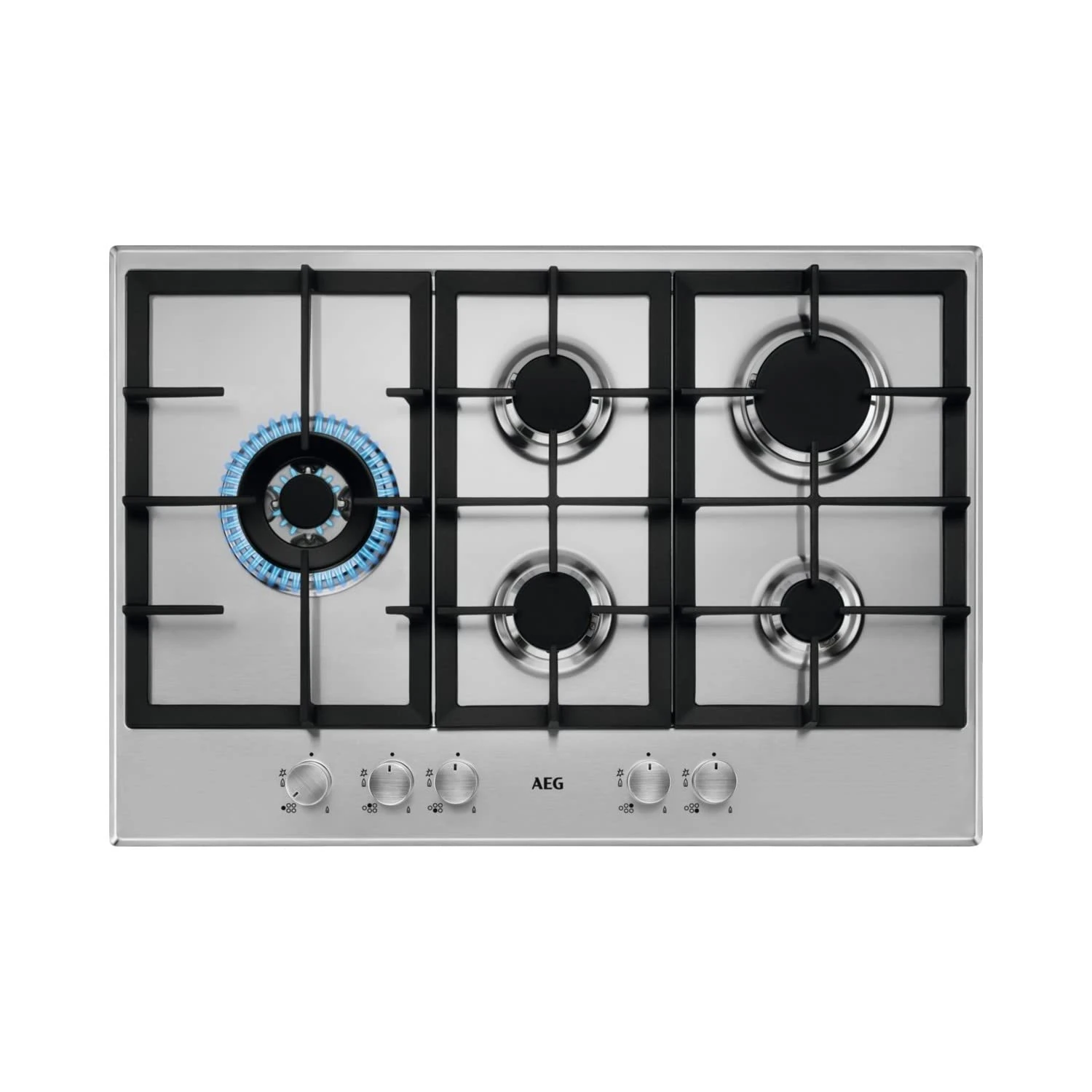 AEG HGB75500SM 75cm Slimline Gas Hob