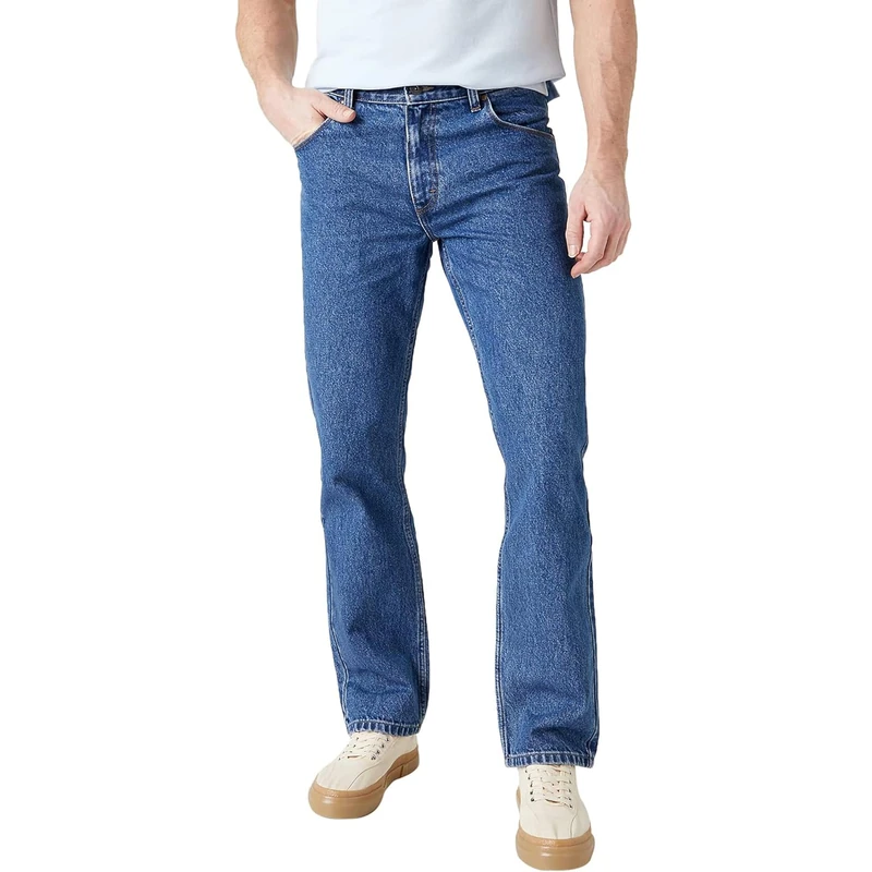 Wrangler Men's Straight Fit Jeans - Regular Fit Straight Leg