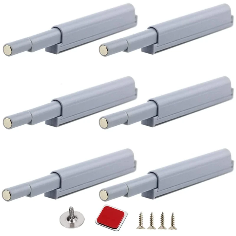 YUOIP® Push to Open Door Catches Magnetic Latch Open and Close The Door with a Single Push