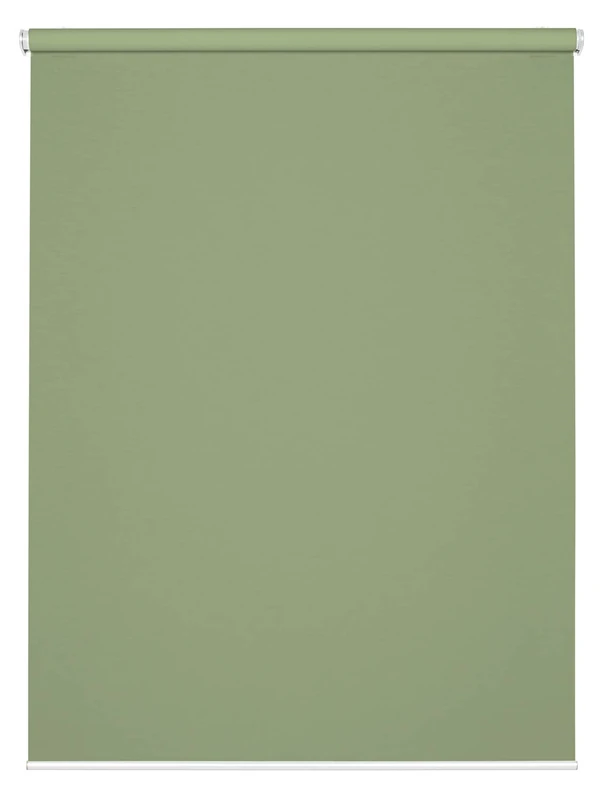 GARDINIA Comfort Move Roller Blind for Clamping, Gluing or Screwing, Daylight Roller Blind, Opaque, All Mounting Parts Included, Green, 45 x 150 cm (W x H)