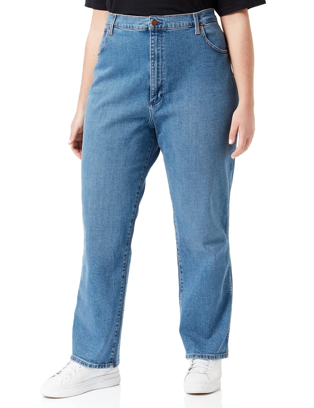 Wrangler Women's Wild West Jeans, Mid Blue, 30W / 34L