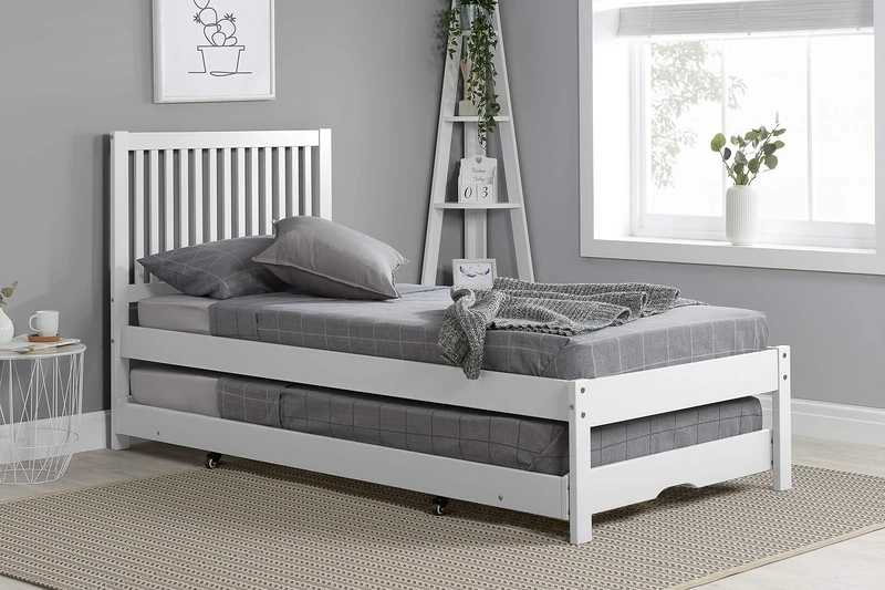 Birlea 90CM BUXTON GUEST BED WHITE - Image 1