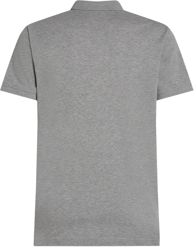 Tommy Hilfiger Men’s Short Sleeve 1985 Regular Fit Polo Shirt, Grey (Medium Grey Heather), XL