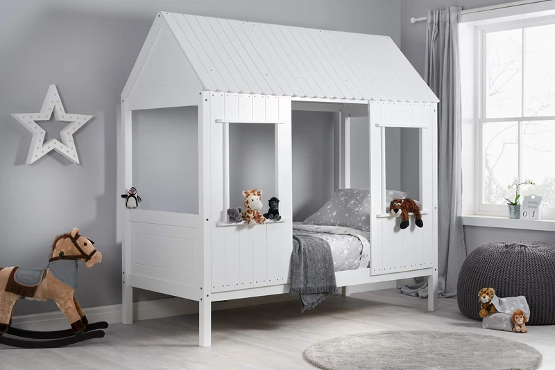 Birlea 90CM TREEHOUSE BED WHITE