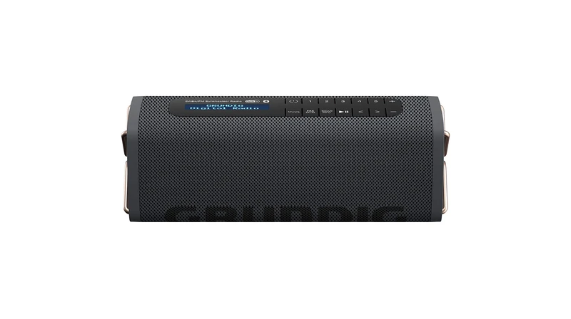 Grundig GBT Band Black - Bluetooth speaker with DAB+ and FM radio, 30 meter range, more than 8 hours playing time, 3.7 V battery with 2000 mAh, Bluetooth version V5.0
