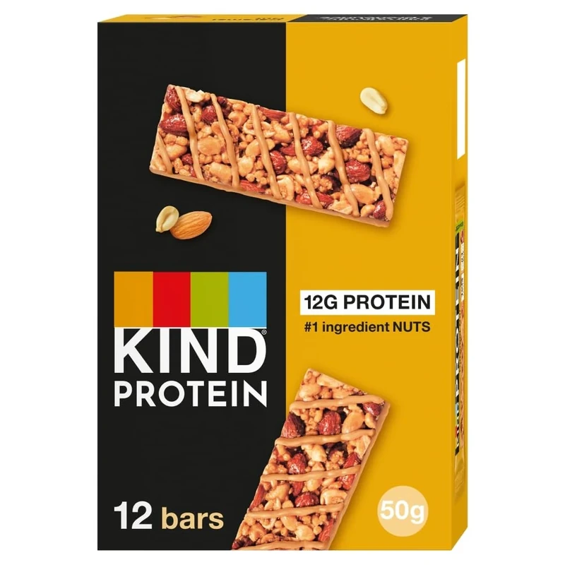 KIND Protein Bars, Gluten Free Snacks, Toasted Caramel Nut, 72 Bars (Packaging May Vary)