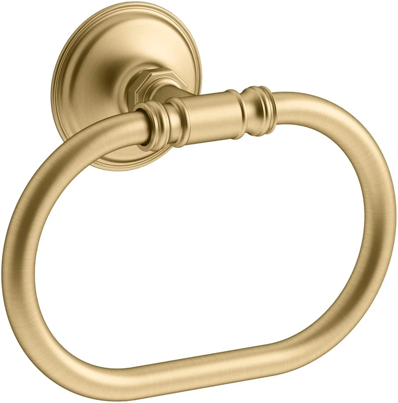 Kohler K-26501-2MB Eclectic Towel Arm, Brushed Modern Brass
