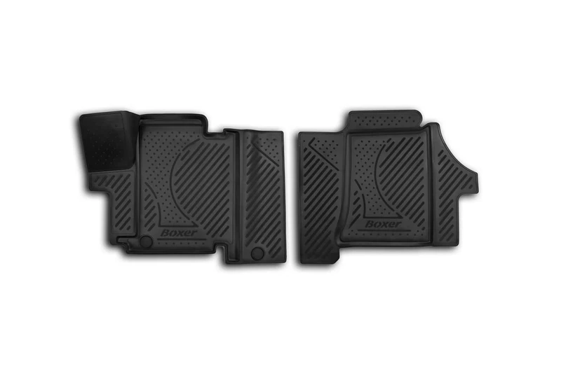 Element EXP.D00000022 Tailored Rubber Car Mats for Peugeot Boxer II & III/Citroen Jumper II/Fiat Ducato III-> 2006-2014 2014 Black, Passform
