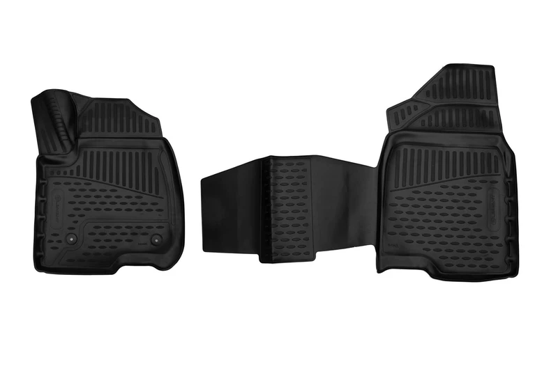 Element EXP.ELEMENT3D02065210kf Rubber Mats Floor Mats for Chevrolet Silverado Crew Cab Bucket Seat Back Seat Storage 2019-> Front 2 Pieces Black Fit