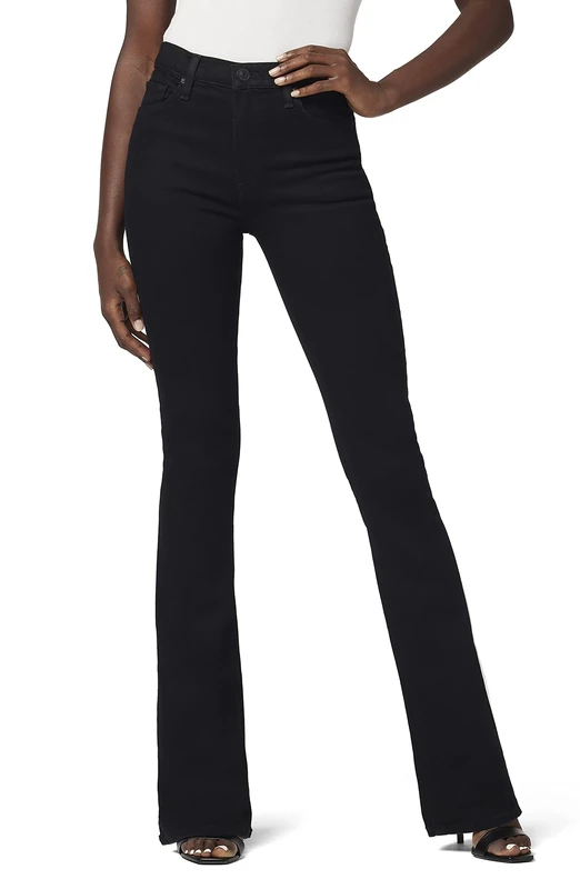 Hudson Jeans Barbara High-Waisted Bootcut in Black - Black - 27W x 34L