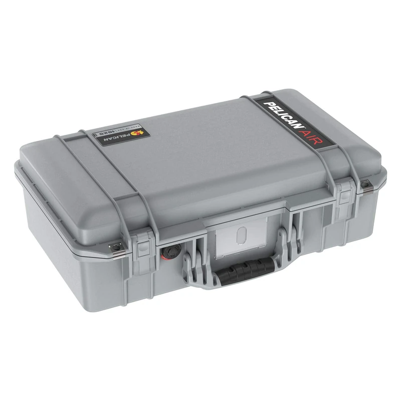 Pelican Air 1525 Case with Foam (2020 Edition with Push Button Latches) - Silver (015250-0001-180)