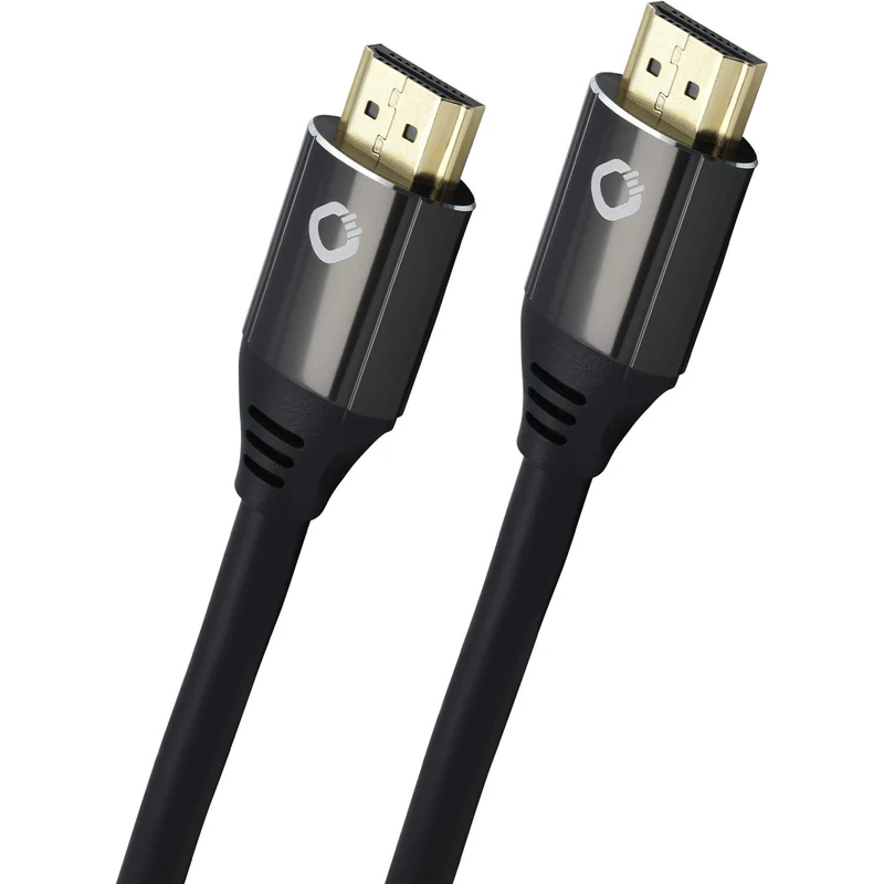 OEHLBACH Black Magic MKII - Ultra High Speed HDMI Cable, 8K @ 60Hz, 4K @ 120Hz, 48 Gbit/s, HDR10+, Dolby Vision, eARC, VRR, HDMI 2.1 Certified - Premium Quality - 1.5 Metres, Black