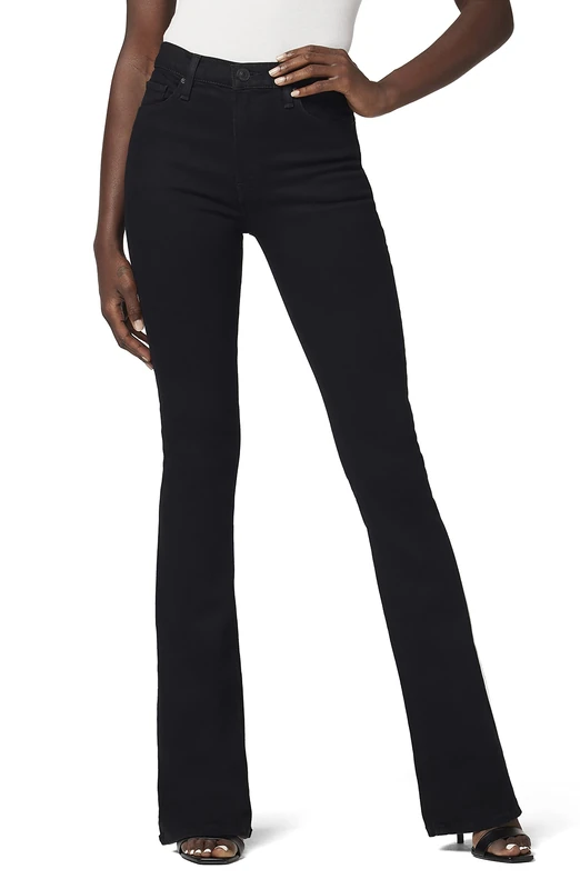 Hudson Jeans Barbara High-Waisted Bootcut in Black - Black - 28W x 34L