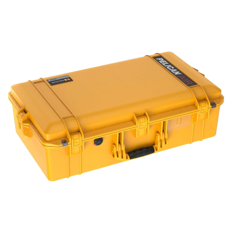 Pelican Air 1605 Case No Foam (2020 Edition with Push Button Latches) - Yellow (016050-0011-240)