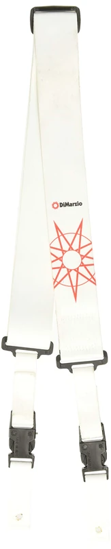 DiMarzio ClipLock Straps Jim Root #4 Signature (White/Standard) [DD2249] - Image 1