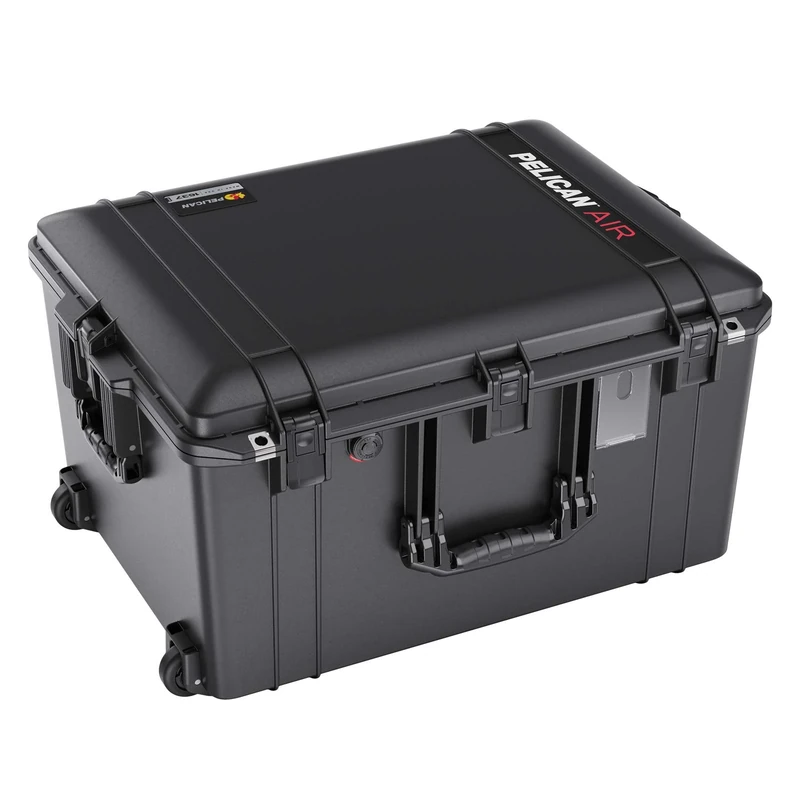 Pelican Air 1637 Case with Padded Dividers (2020 Edition with Push Button Latches) - Black, 016370-0041-110