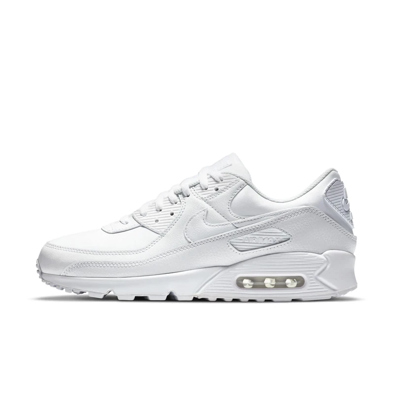 Nike AIR MAX 90 LTR, Men's Running Shoe, White White White, 7 UK (41 EU)