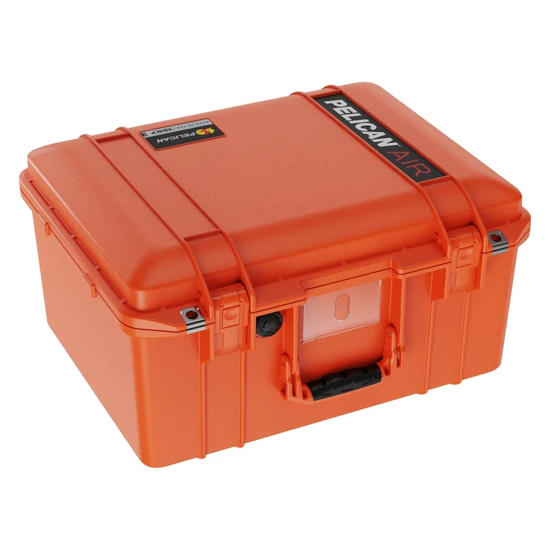 Pelican Air 1557 Case No Foam (2020 Edition with Push Button Latches) - Orange, 015570-0011-150