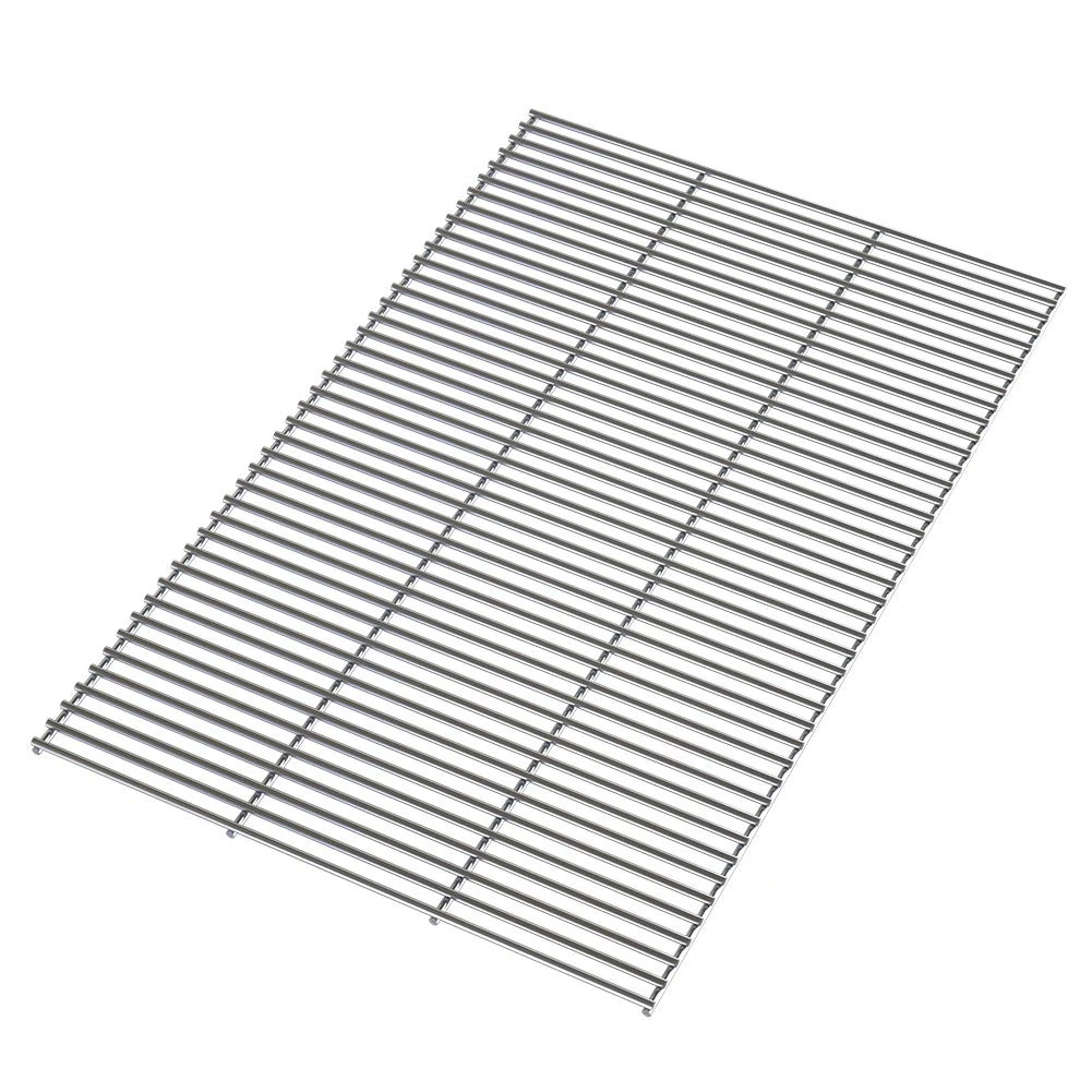 The Fellie BBQ Stainless Steel Grill Grate Replacement BBQ Heavy Duty 5mm Stainless Steel Cutable, Reusable Cooking Grates, 70x47cm