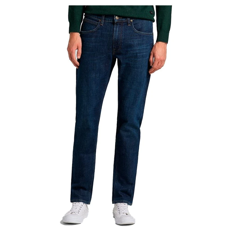 Lee Men's Daren Regular Straight Fit Jeans - Zip Closure