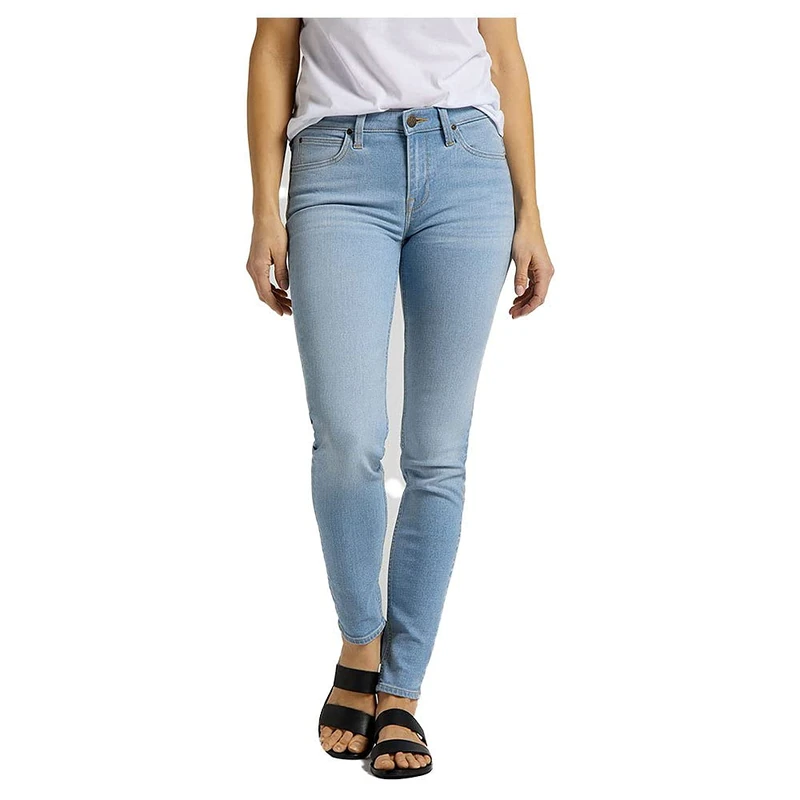 Lee Women's Scarlett Skinny Jeans, Bleached Azure, 25W / 31L