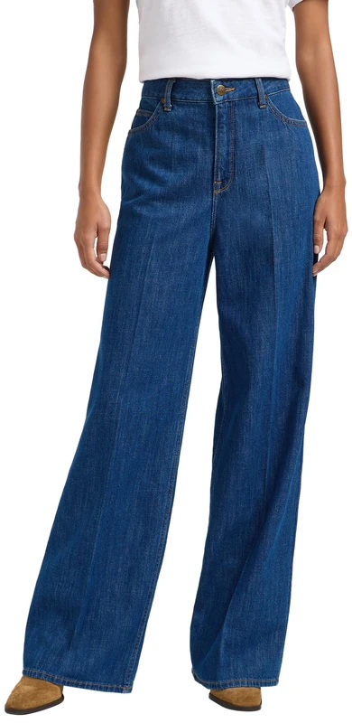 Lee Women's Stella a Line Jeans, Dark Eton, 24W / 31L